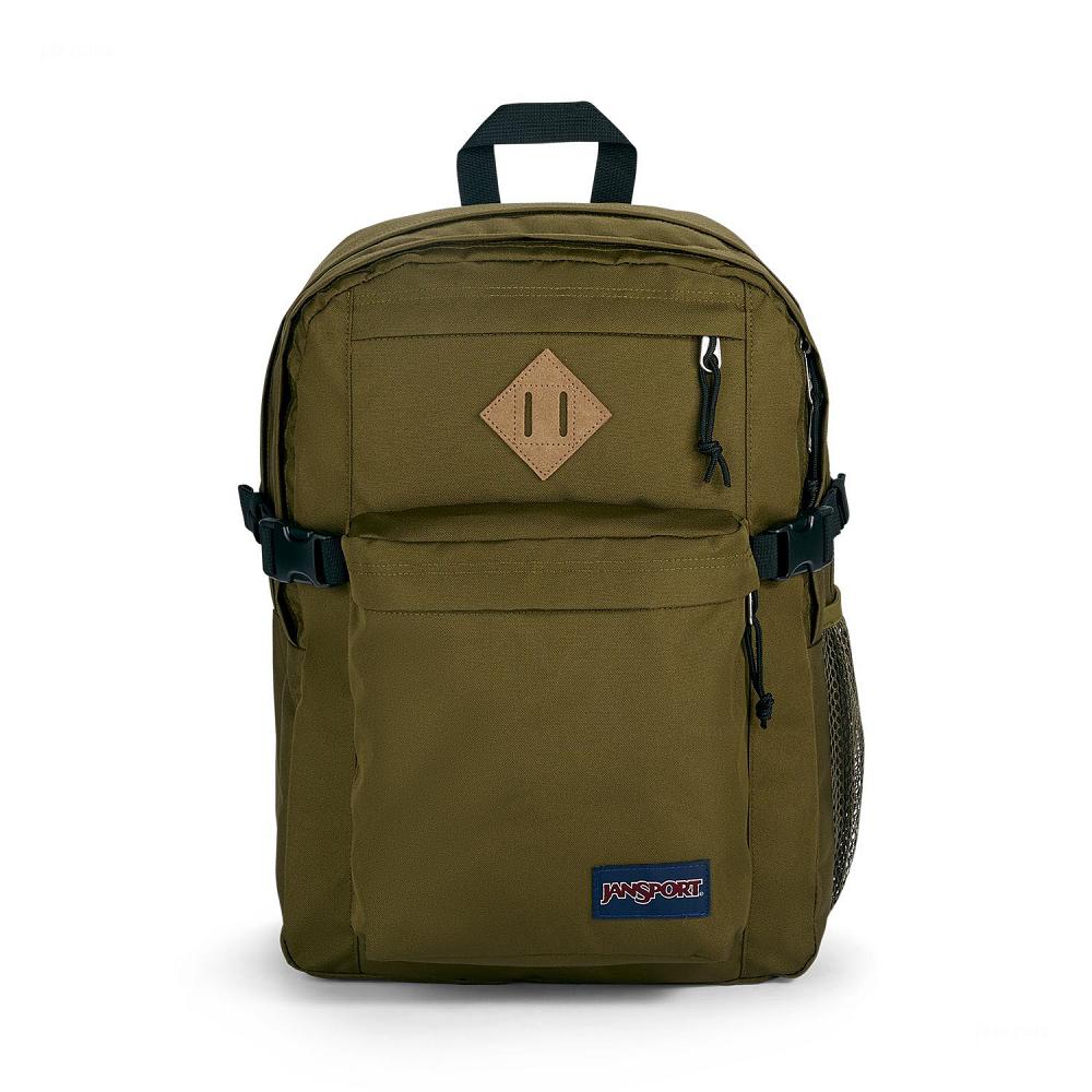 Sac à Dos Scolaire JanSport Main Campus Vert Olive | AAT-54612360